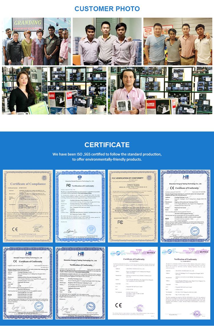 (3000T-C) RFID Card & Fingerprint Time Attendance System with Webserver & Adms Function