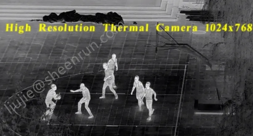 1024X768 HD Resolution PTZ Security Surveillance Long Range Thermal Camera