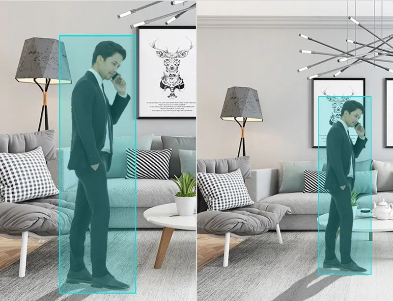 1080P Night Vision Dual Lens Night Vision PTZ WiFi Wireless Camera with Motion Detection