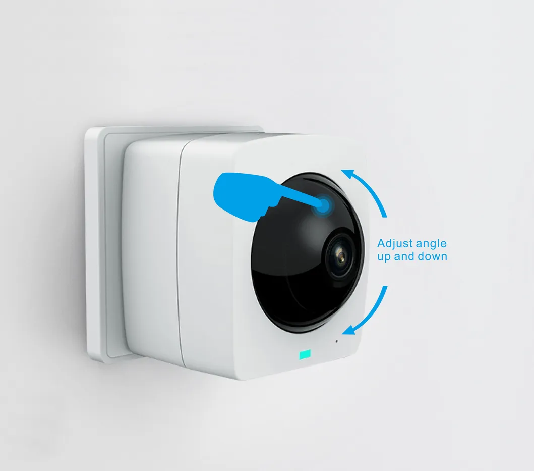 1080P Two Way Audio Motion Detection Fisheye 360 Panoramic Wireless Socket IP Camera