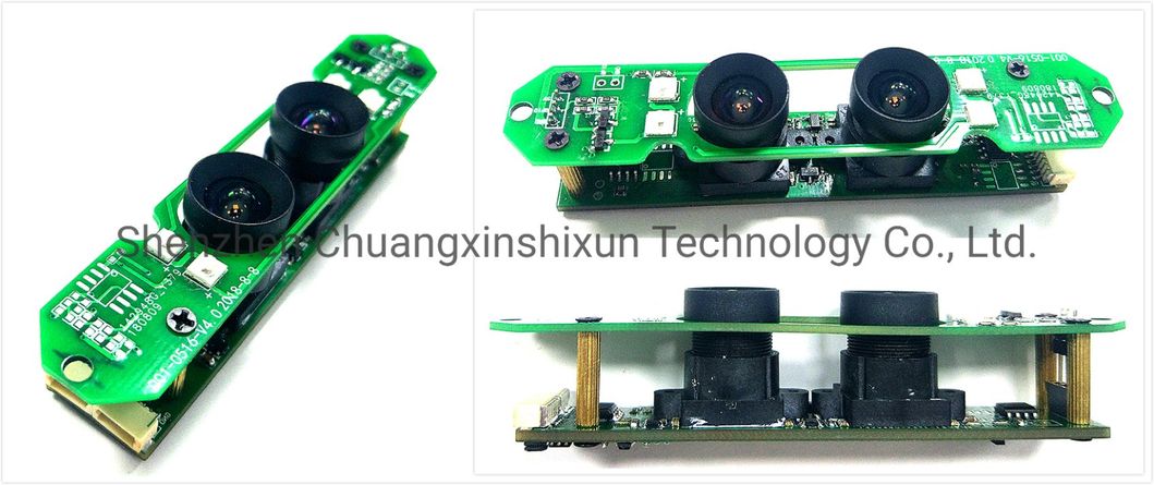 1080P Webcam Synchronized Dual Lens USB Camera Module with IR Cut