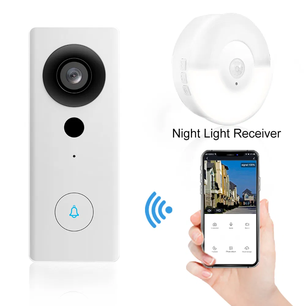 1080P WiFi Ring Smart PIR Video Doorbell with Mobile APP