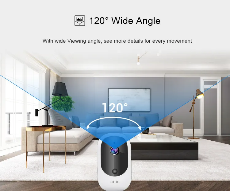 1080P Wireless Smart Home WiFi IP Camera with Night Vision
