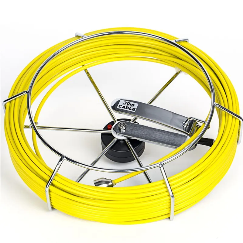 130FT Self-Leveling Pipe Clean Inspection Camera System with Transmitter