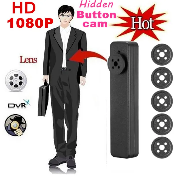 16g Full HD Button Mini Camera Mini DV 1080P Button DVR Camcorder Mini Audio Video Hiden Recorder Avp003dh3