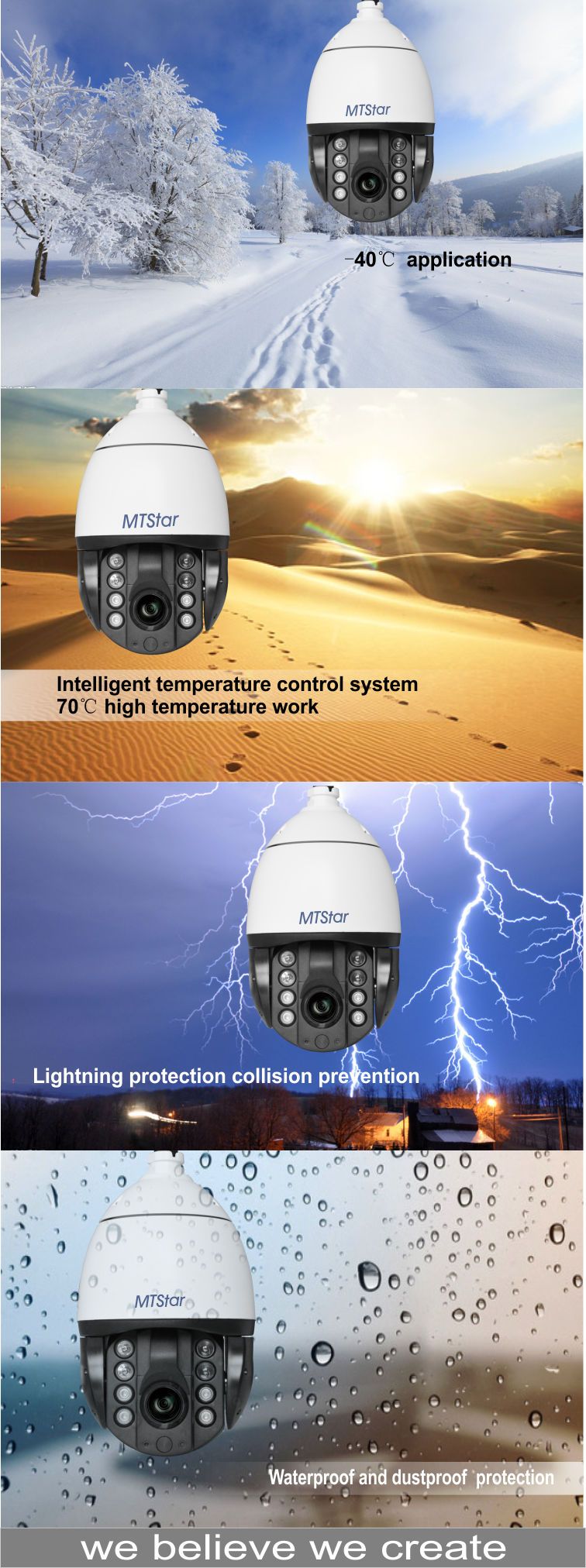 2.0MP Starlight 36X IP Camera Hidden Wiper Smart High Speed PTZ Camera IR 200m