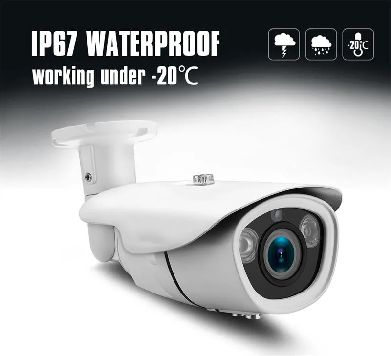 2.8-12mm Varifocal Home Security System IP Camera