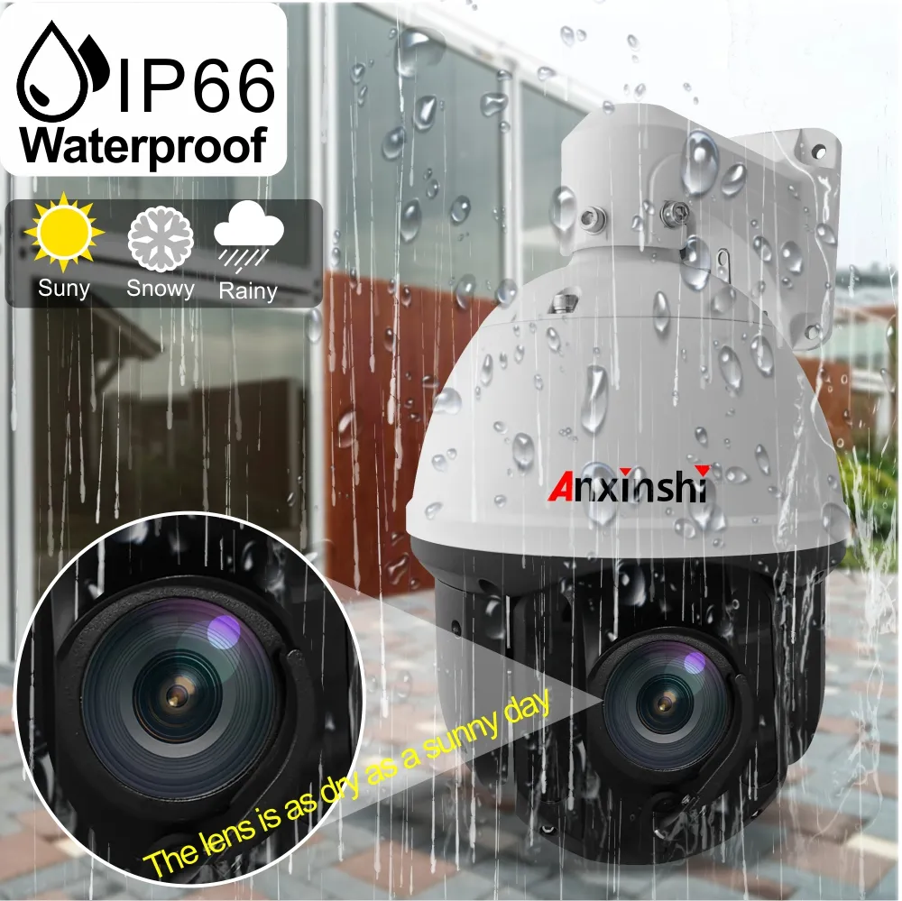 20X 5MP Camera PTZ P2p Sony Imx335 Starlight Water Wiper IR 150m Poe PTZ IP Camera Outdoor on-Vif Camera