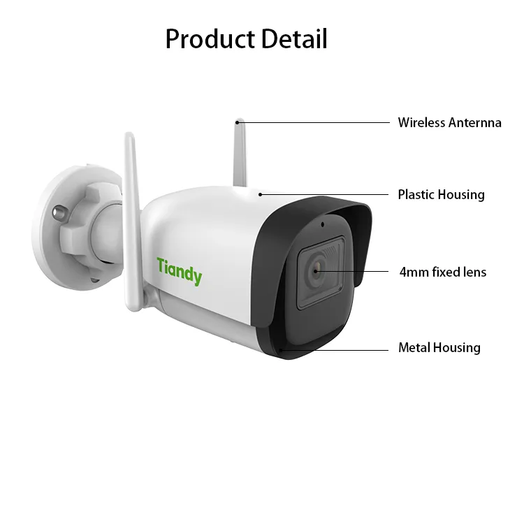 2MP WiFi Outdoor Waterproof Wireless Bullet CCTV Security IP Camera