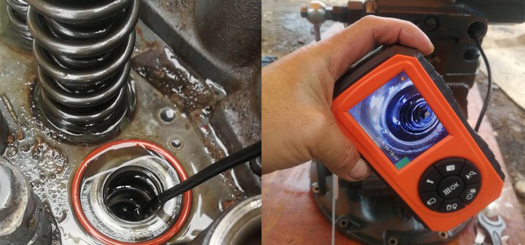 3.9mm Ultra Small Endoscope Inspection Camera with 3inch Screen and Flashlight Use 4AA