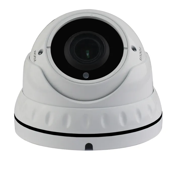4" Metal IP Poe Hidden IR LED Manual Zoom Lens Network Security H. 265 Onvif IP66 Motion Detection Remote View Plug & Play IP Dome Camera