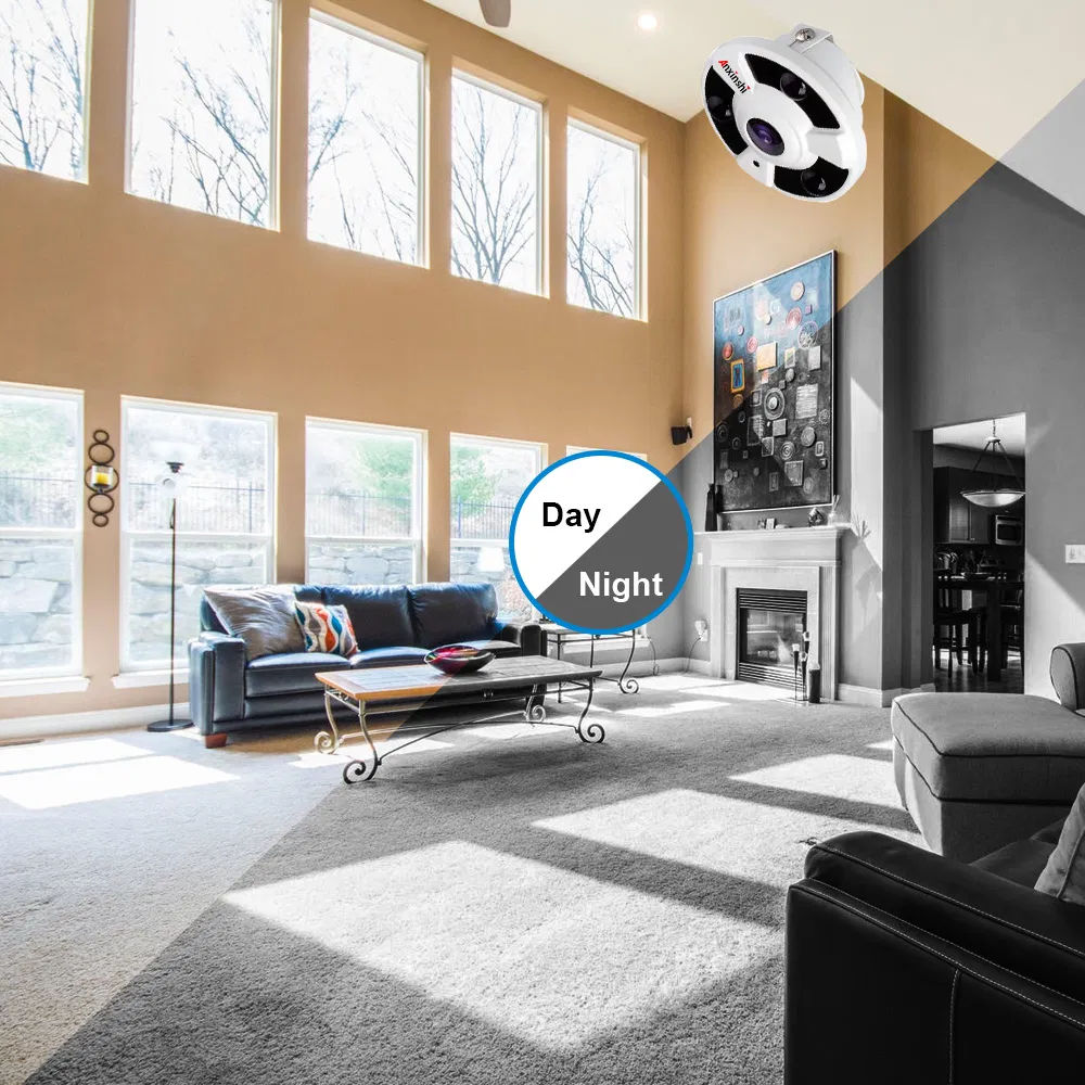 4K Panoramic 360 Degree Fisheye 4 in 1 IP CCTV Camera