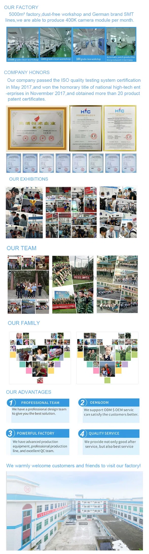 4K Ultra HD USB Camera Module Auto Focus Webcam