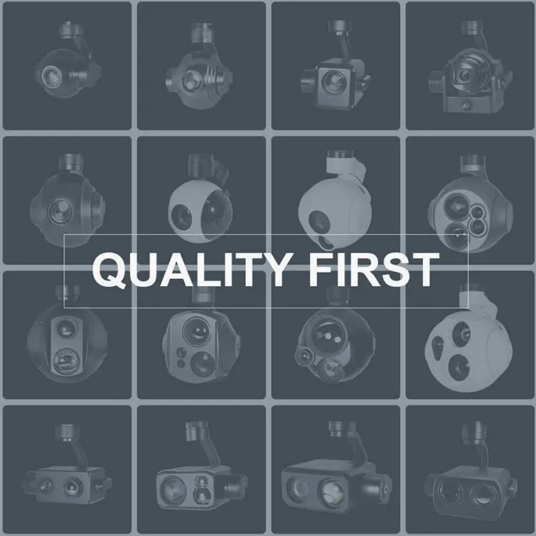 4MP 1080P Uart 10X Optical Zoom Panoramic View Done Gimbal Camera for Inspection