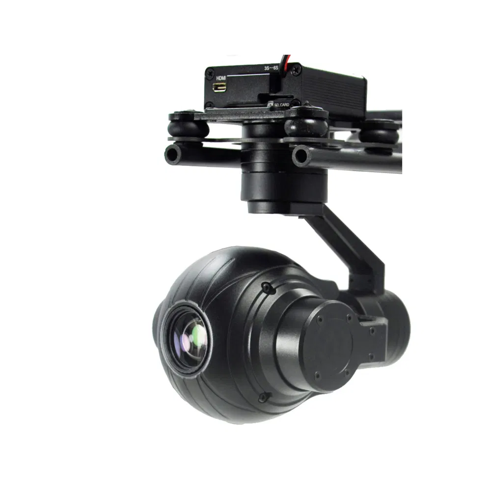 4MP 1080P Uart 10X Optical Zoom Panoramic View Done Gimbal Camera for Inspection