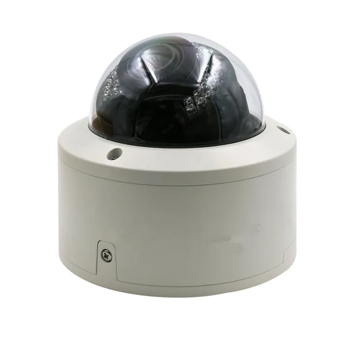 5′′ Metal IP Poe Manual Zoom Lens Network Security H. 265 Onvif Motion Detection IP66 Remote View Plug & Play IP Dome Camera