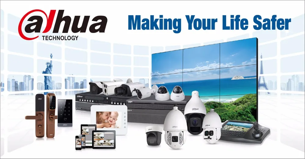 5MP 80 Meters Night Vision Hdcvi Dahua CCTV Camera Hac-Hfw2501t-Z-a