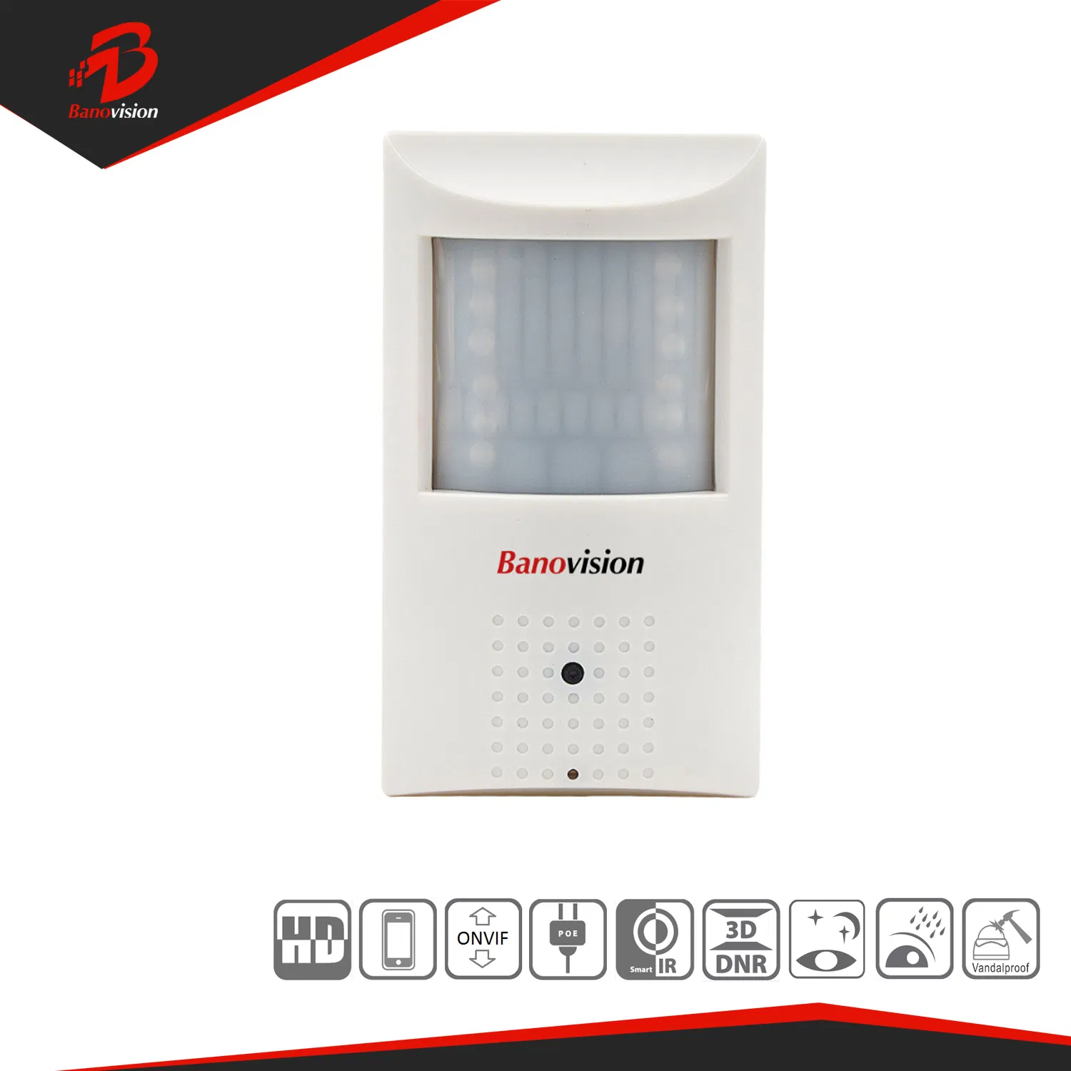 5MP CCTV Security Network IP Camera with Motion Sensor Look
