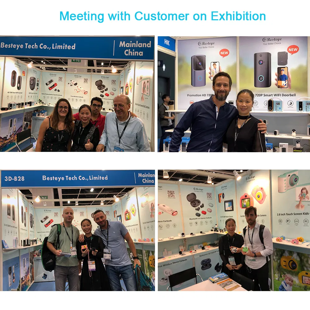 720p Wireless Rechargeable Battery Home Security Video Doorbell for PIR Metion Detection Door Bell Camera Digital Intercom Video Doorbell