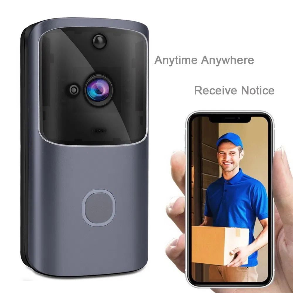 720p Wireless Rechargeable Battery Home Security Video Doorbell for PIR Metion Detection Door Bell Camera Digital Intercom Video Doorbell