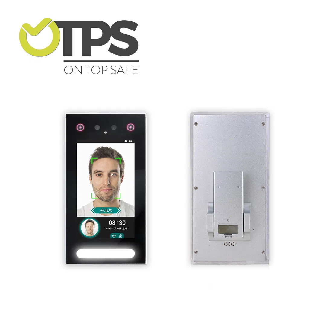 All-Glass Aspherical Lens Security Time Attendance System Facial Recognition Terminal