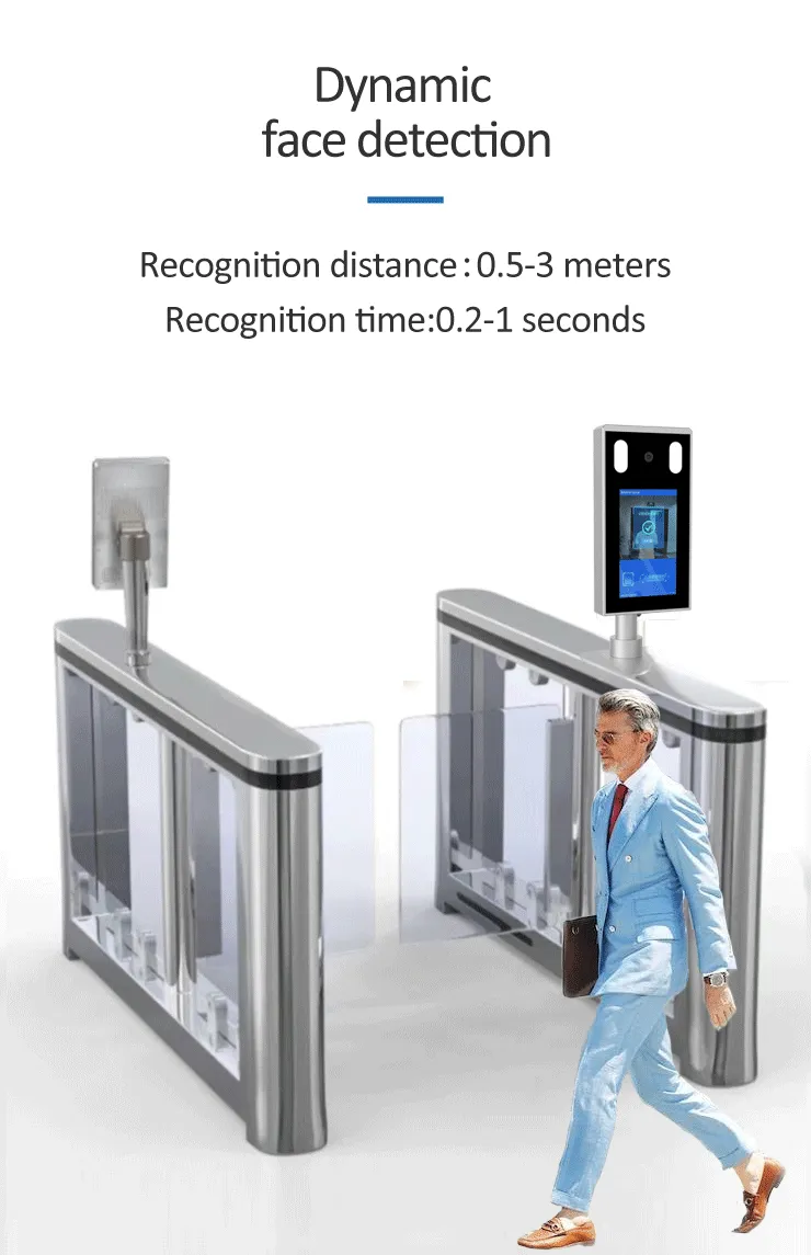 Binocular Living Body Face Recognition Terminal for Turnstile Access Control System