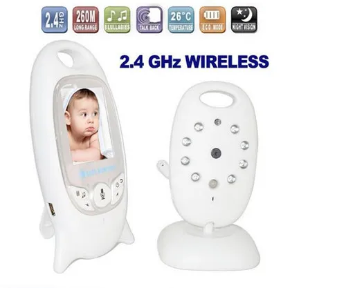 Cheap Price 2.0 LCD Wireless Digital Baby Monitor with Two Way Talk, Temperature Monitoring Wireless Video Camera