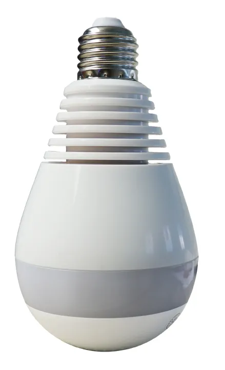 China 360 Degree Panoramic Wireless Bulb WiFi IP Camera Webcam