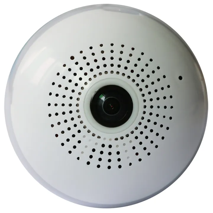 China 360 Degree Panoramic Wireless Bulb WiFi IP Camera Webcam