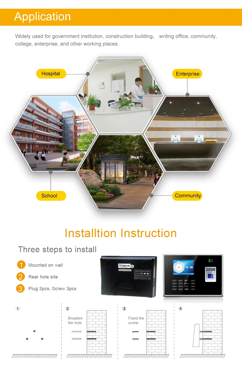 Cloud Software Schoo Attendance GPRS Biometric Fingerprint Time Attendance