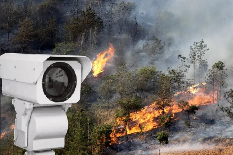 Coal Mine Long Range Fire Pre-Warning 2-Fov IR Thermal Camera