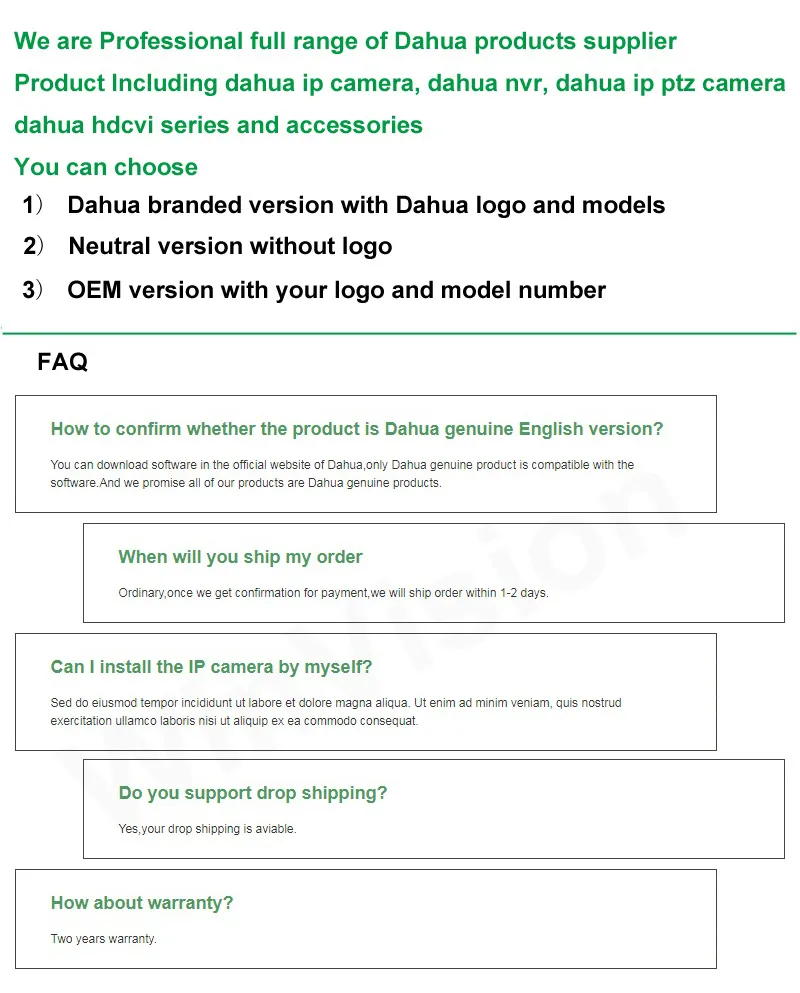 Dahua H. 264 Compression 1.3MP IR Eyeball Network IP Camera Ipc-Hdw1120s