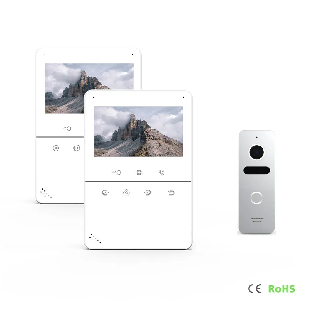 Doorbell Home Security 4.3" Video Door Phone Memory Interphone