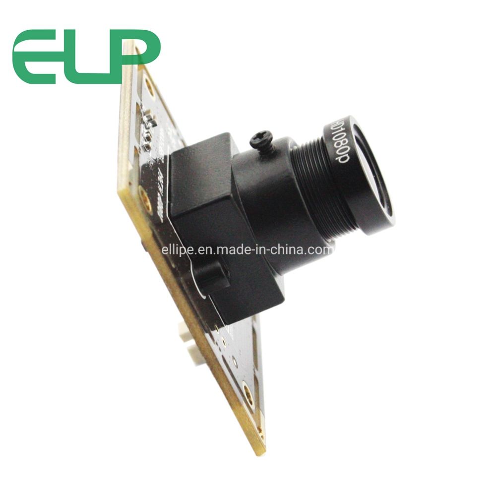 Elp 2.0 Magepixels1080p H. 264 Camera Module 0.01lux Low Illumination Imx323 Sensor 12mm Lens USB Camera with Microphone