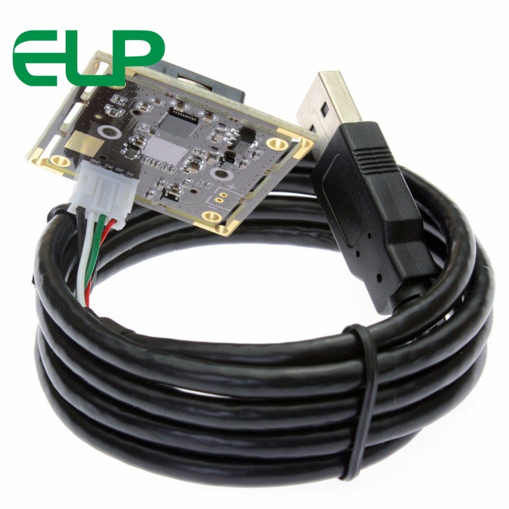 Elp 5.0 Megapixel Camera Module HD USB Camera with Auto Focus Lens at 30fps Elp-USB500W02m-Af30