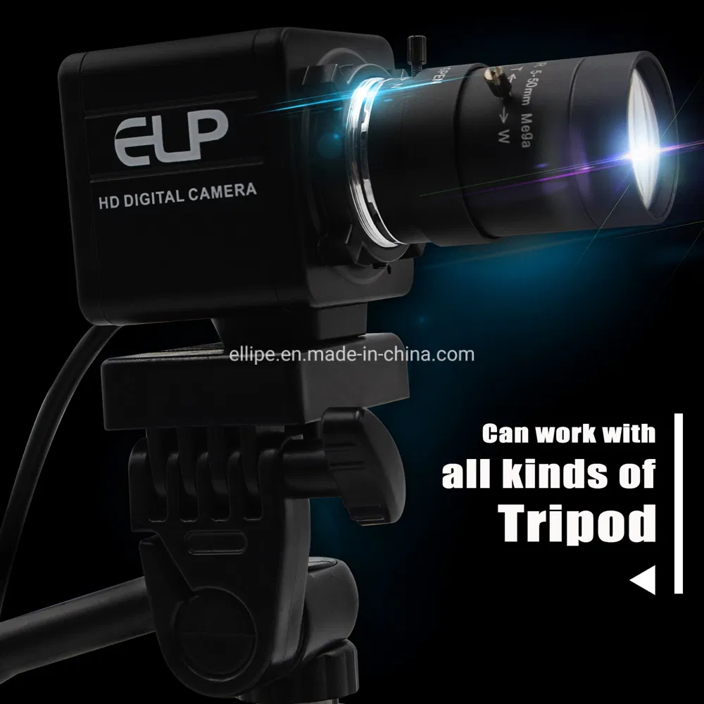 Elp 5MP 2592 X 1944 Aptina Mi5100 Sensor 2.8-12mm Varifocal Lens USB Webcam