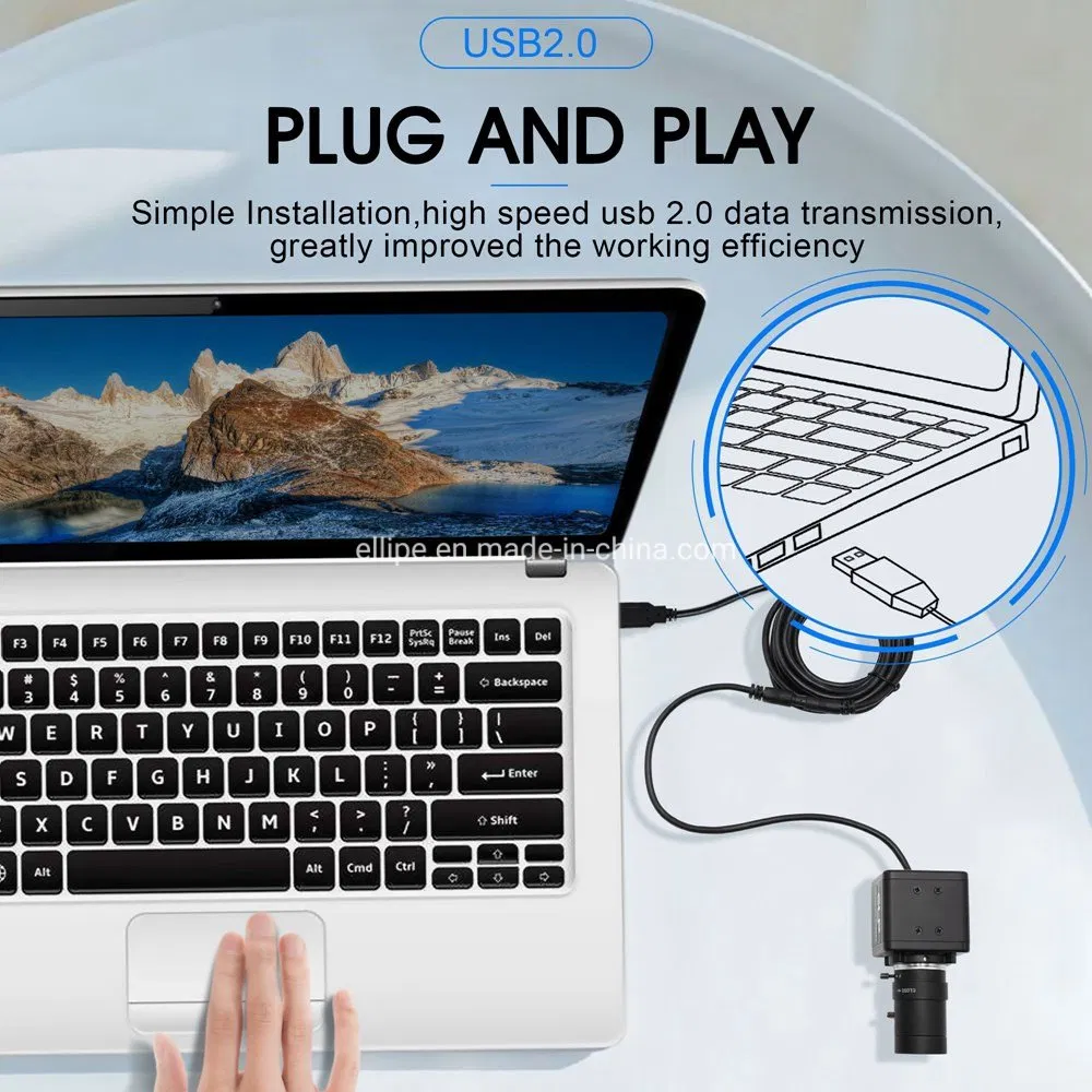 Elp 5MP 2592 X 1944 Aptina Mi5100 Sensor 2.8-12mm Varifocal Lens USB Webcam