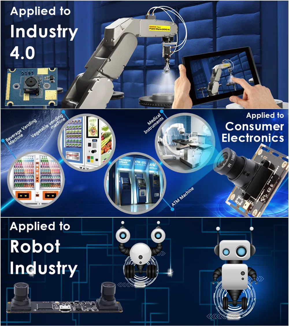 Elp Free Driver 100dB 3.0 Megapixels Webcam HD 30fps H264 WDR Camera Module Mini Hidden Pinhole Camera with Audio Microphone