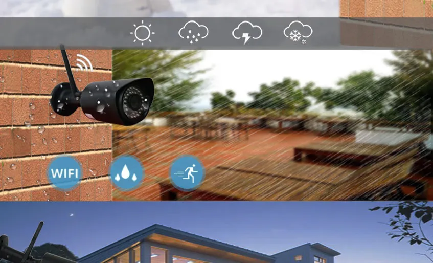 Facial Recognition Surveillance HD IP Night Vision Infrared Camera