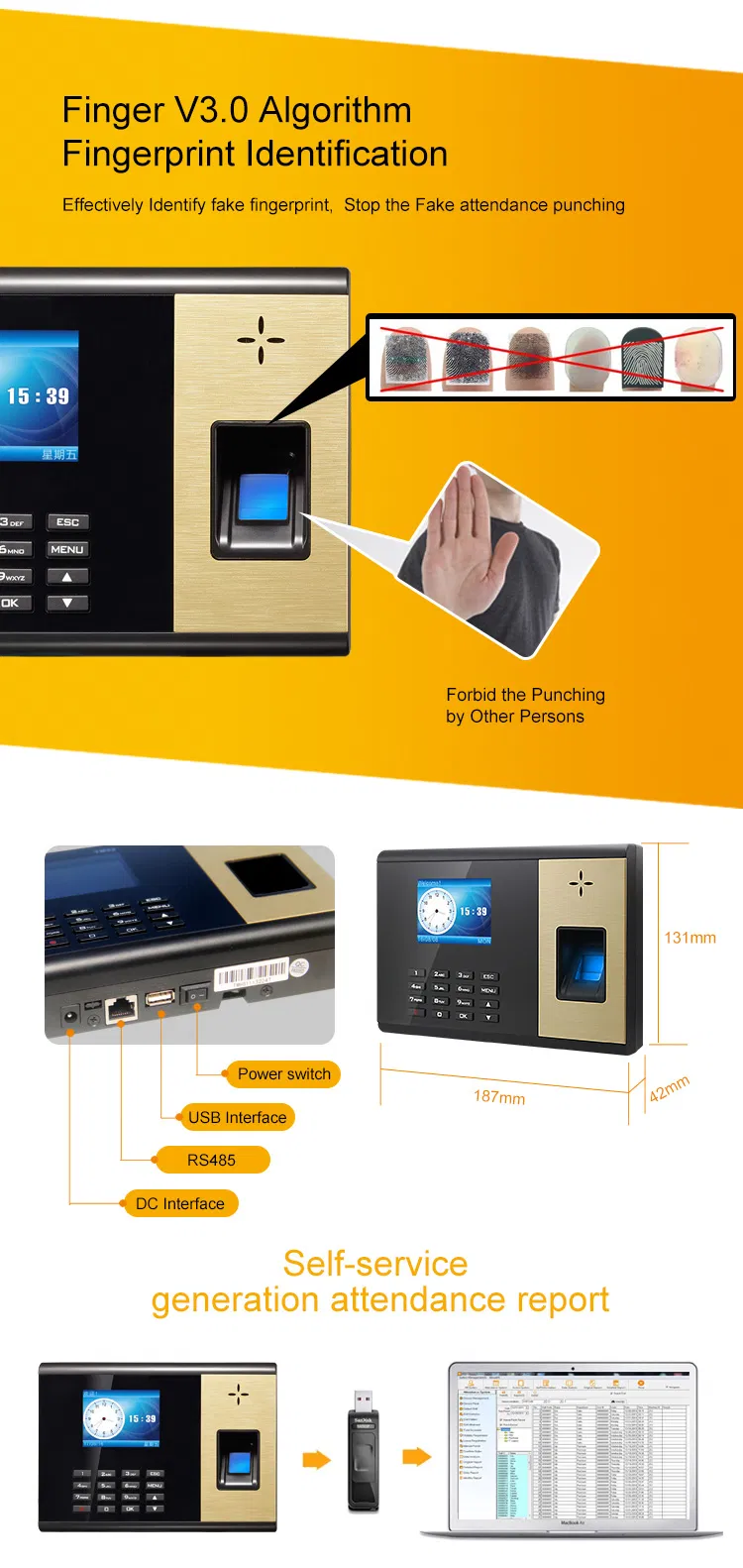 Free Sdk Software Biometric TCP IP Protocol Fingerprint Time Attendance