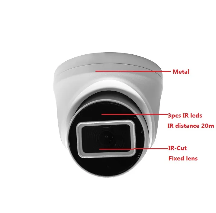 Fsan 3.0MP IR Fixed Dome IP Security Camera with Humanoid Capture Detection Function