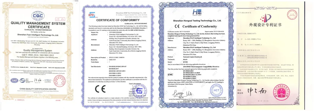 Fsan Outdoor Real 3MP IR Night Vision Fixed Bullet IP Camera with Humanoid Capture Detection