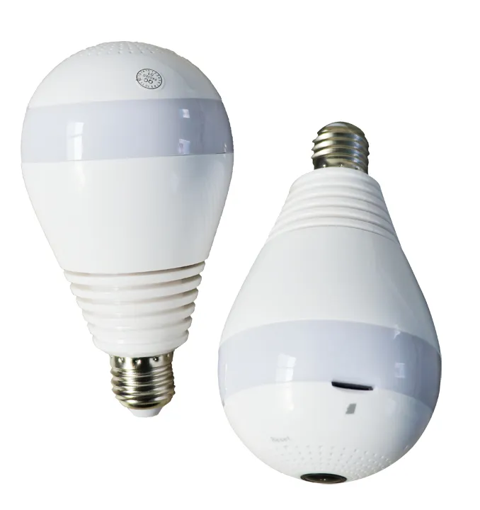 Full HD 360 Panoramic Bulb Light Mini Wireless IP Camera