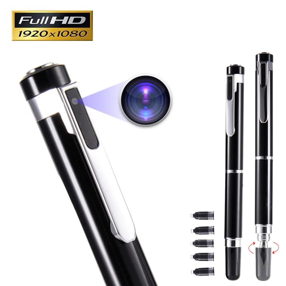 Full HD Ink Mini Security Camera 1920X1080 5mega Pixel Video Recording in Fountain Pen Surveillance (avp001s)