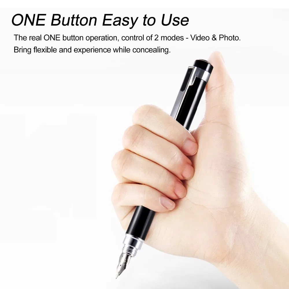 Full HD Ink Mini Security Camera 1920X1080 5mega Pixel Video Recording in Fountain Pen Surveillance (avp001s)