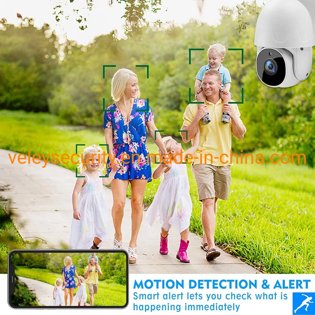 Good Quality Tuya APP Waterproof Smart Wireless Camera WiFi CCTV Camera CCTV Video HD Mini PTZ Dome for Home Security and Outdoor Use