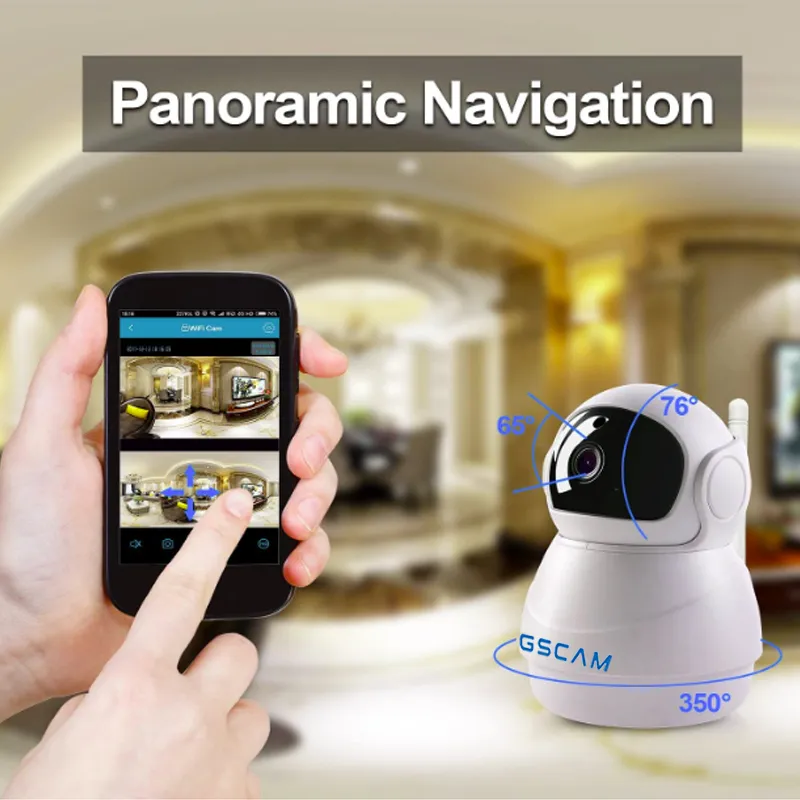 Gscam Wireless Camera for Home Security, Battery Rechargeable, 1080P 2-Way Audio