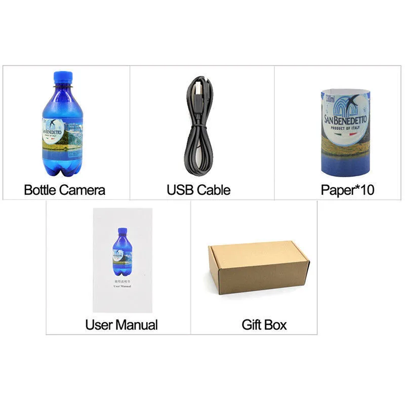 HD 1080P Driking Bottle Camera DVR Surveillance Bottle Camcorder Motion Detection