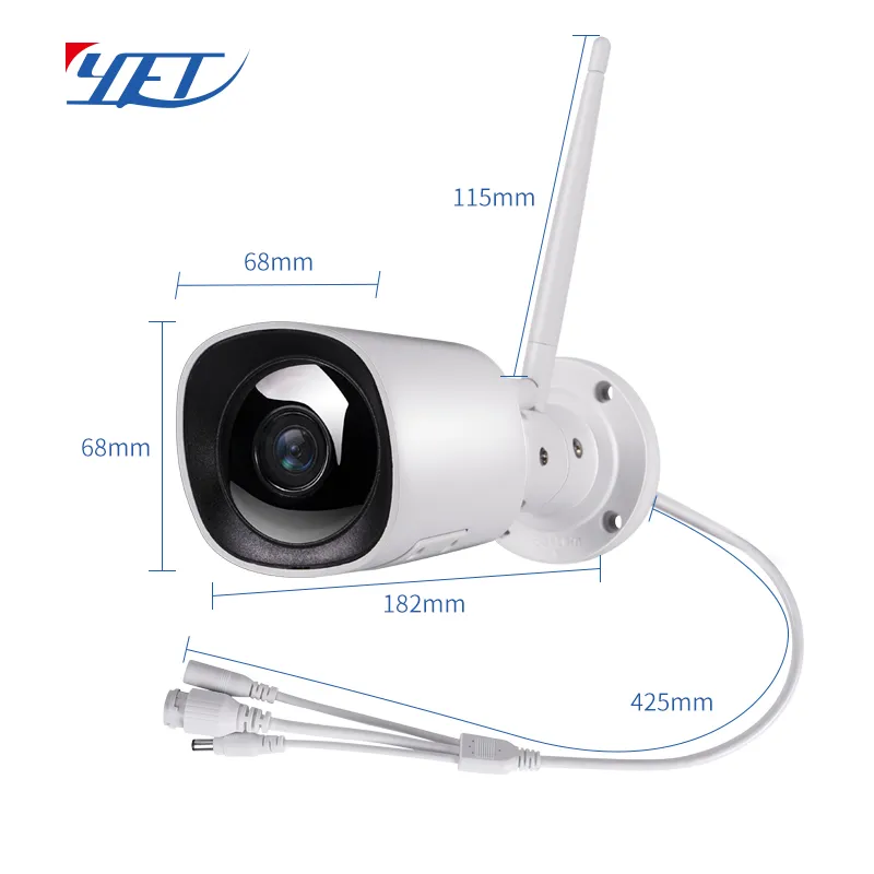 HD1296 Security WiFi Waterproof Outdoor Monitor Night Vision Function Camera Wy04