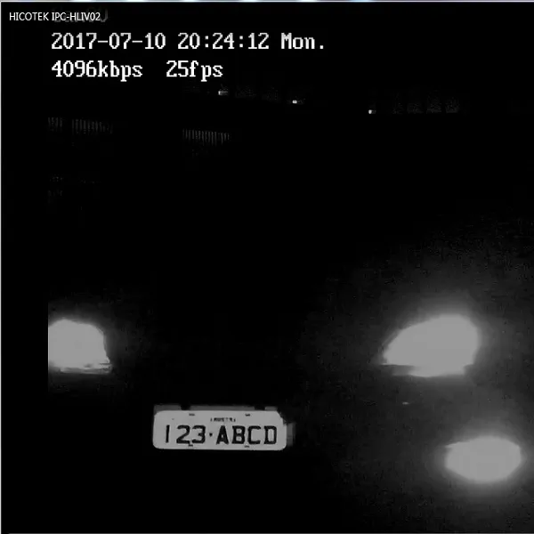 Hicotek Tvi Cvi Ahd Traffic Car Plate Number Capture Recognition Anpr Lpr Outdoor Camera